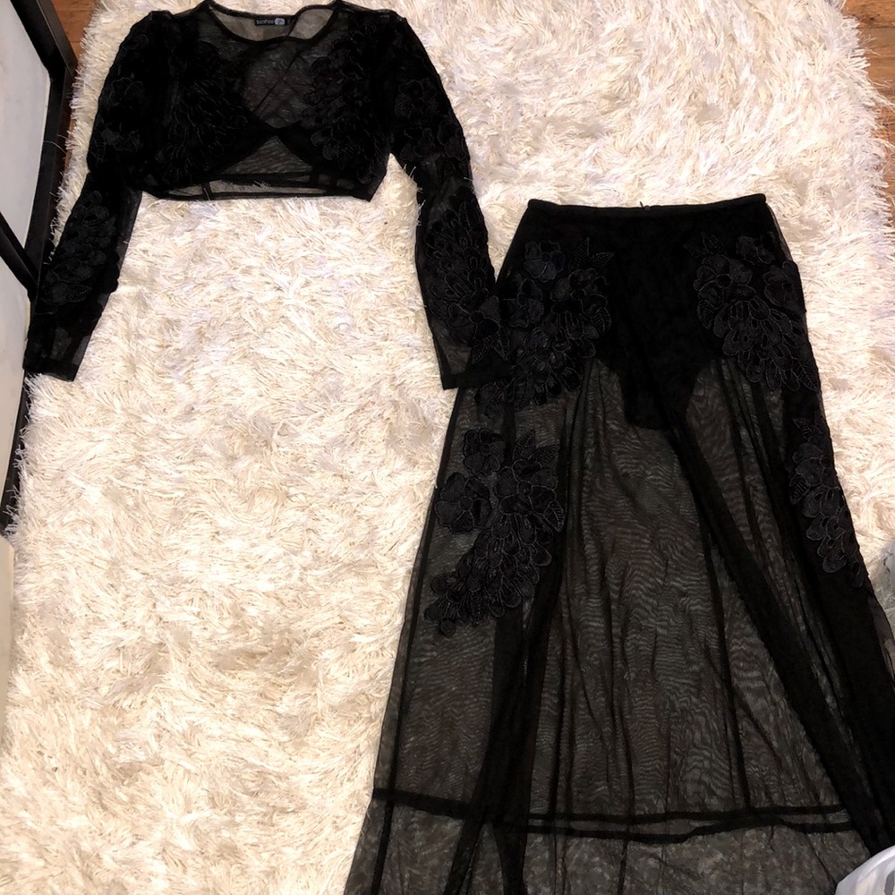 Boohoo Black Co-Ord